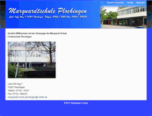 Tablet Screenshot of marquardtschule.de